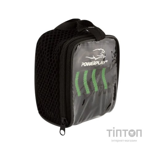 Бинт для спорту PowerPlay 3081 Чорно-Зелений (PP_3081_Black/Green)