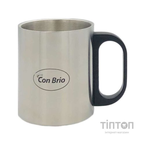 Чашка туристична Con Brio пластикова ручка 300 мл (CB-387)