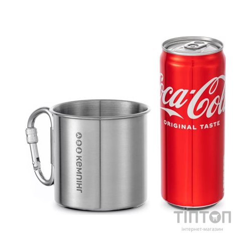 Чашка туристична Кемпінг зі складним карабіном 300 мл (4823082715978)