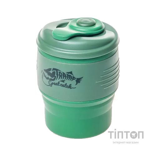 Чашка туристична Tramp силіконова з кришкою 350 мл Sand (UTRC-082-sand)