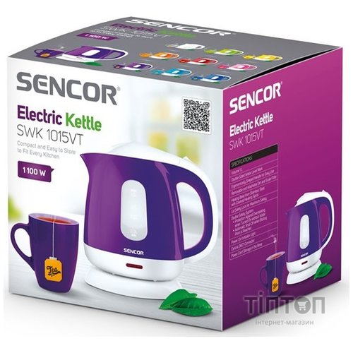 Чайник SENCOR SWK 1015VT 1 л