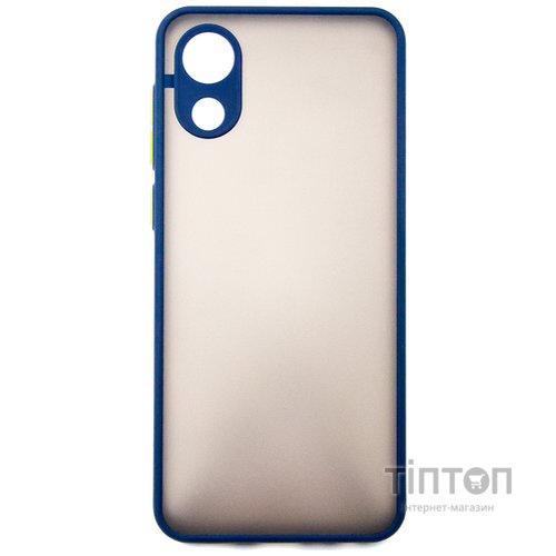 Чохол до мобільного телефона Dengos Matte для Samsung Galaxy A03 Core (blue) (DG-TPU-MATT-97)