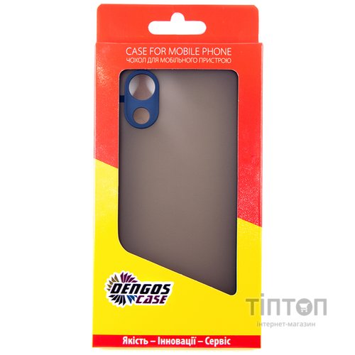 Чохол до мобільного телефона Dengos Matte для Samsung Galaxy A03 Core (blue) (DG-TPU-MATT-97)