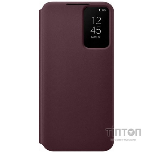 Чохол до мобільного телефона Samsung Smart Clear View Cover Galaxy S22 Plus Burgundy (EF-ZS906CEEGRU)