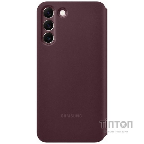 Чохол до мобільного телефона Samsung Smart Clear View Cover Galaxy S22 Plus Burgundy (EF-ZS906CEEGRU)