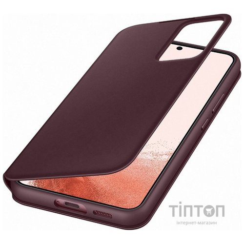 Чохол до мобільного телефона Samsung Smart Clear View Cover Galaxy S22 Plus Burgundy (EF-ZS906CEEGRU)