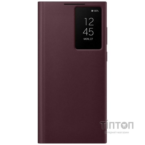 Чохол до моб. телефона Samsung Smart Clear View Cover Galaxy S22 Ultra Burgundy (EF-ZS908CEEGRU)