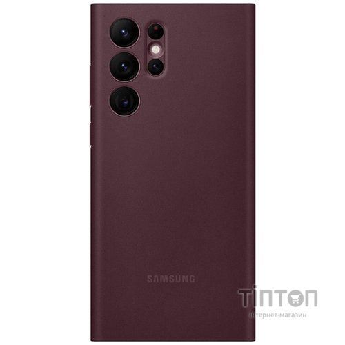 Чохол до моб. телефона Samsung Smart Clear View Cover Galaxy S22 Ultra Burgundy (EF-ZS908CEEGRU)