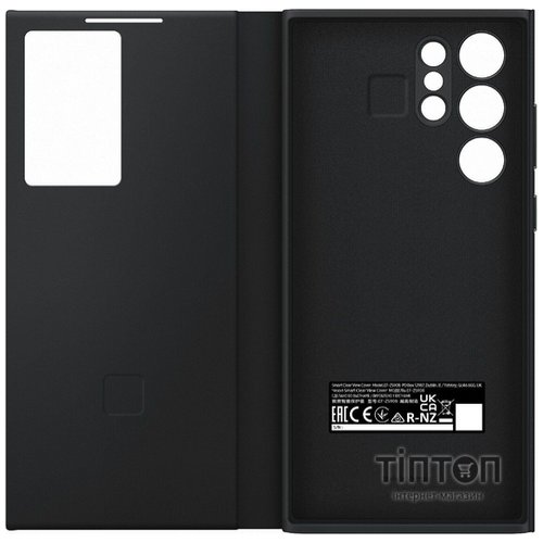 Чохол до моб. телефона Samsung Smart Clear View Cover Galaxy S22 Ultra Black (EF-ZS908CBEGRU)