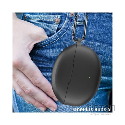 Чохол для навушників BeCover для OnePlus Buds 4 Black (714834)
