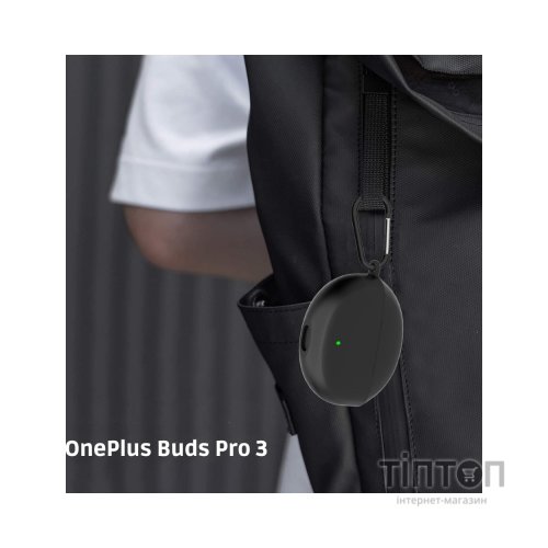 Чохол для навушників BeCover для OnePlus Buds Pro 3 Black (714835)