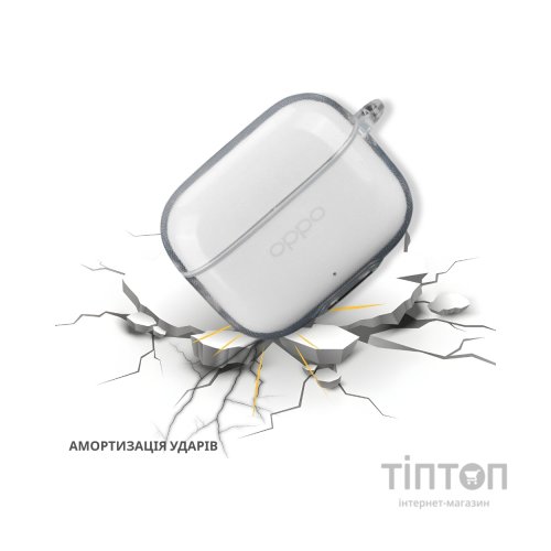 Чохол для навушників BeCover для OPPO Enco Buds 3 Pro Transparent (714838)