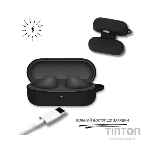 Чохол для навушників BeCover для Sony WF-C510 Black (714839)