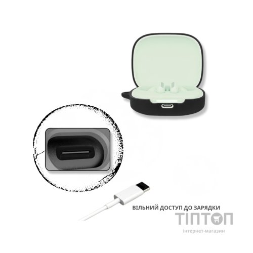Чохол для навушників BeCover для Xiaomi Redmi Buds 7s Black (714817)