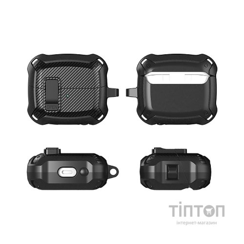 Чохол для навушників BeCover Protective TPU для Samsung Galaxy Buds 3 Pro Black (712008)