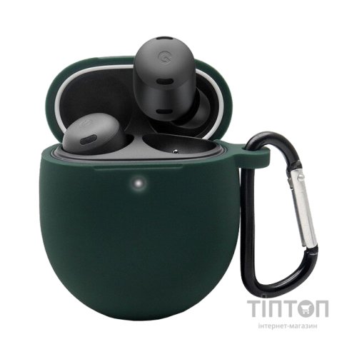 Чохол для навушників BeCover Silicon для Google Pixel Buds Pro Dark Green (709589)