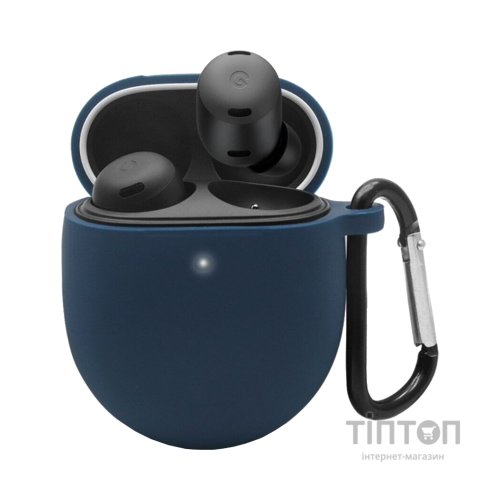 Чохол для навушників BeCover Silicon для Google Pixel Buds Pro Deep Blue (709576)