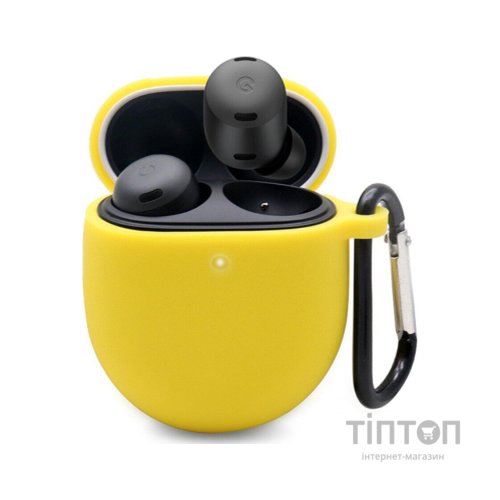 Чохол для навушників BeCover Silicon для Google Pixel Buds Pro Yellow (709581)