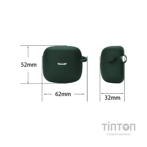 Чохол для навушників BeCover Silicon для JBL Tune Flex TWS Dark Green (710186)