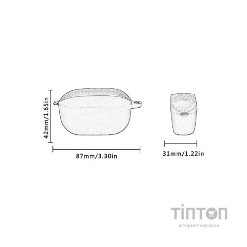 Чохол для навушників BeCover Silicon для JBL Wave 100 / Wave Buds TWS Deep Blue (709586)