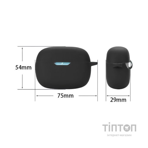 Чохол для навушників BeCover Silicon для JBL Wave Beam TWS Black (710189)