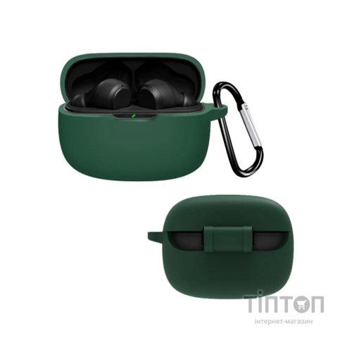 Чохол для навушників BeCover Silicon для JBL Wave Beam TWS Dark Green (710191)