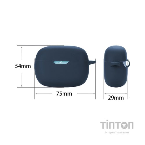 Чохол для навушників BeCover Silicon для JBL Wave Beam TWS Deep Blue (710190)