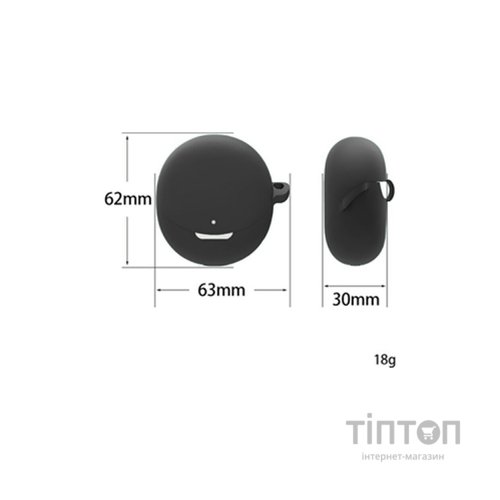 Чохол для навушників BeCover Silicon для OPPO Enco Air3 (ETE31) Black (709569)