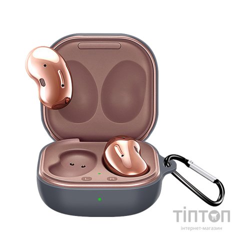 Чохол для навушників BeCover Silicon для Samsung Galaxy Buds 2 / Buds Live / Buds Pro Gray (705409)