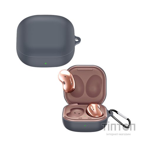 Чохол для навушників BeCover Silicon для Samsung Galaxy Buds 2 / Buds Live / Buds Pro Gray (705409)
