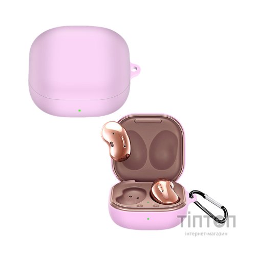 Чохол для навушників BeCover Silicon для Samsung Galaxy Buds 2 / Buds Live / Buds Pro Pink (705410)