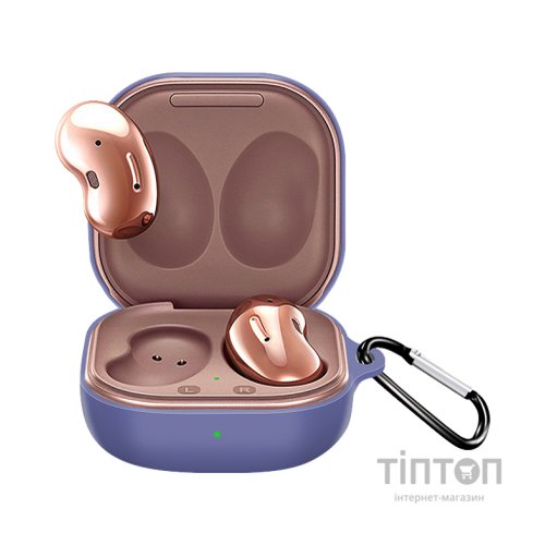 Чохол для навушників BeCover Silicon для Samsung Galaxy Buds 2 / Buds Live / Buds Pro Purple (705411)