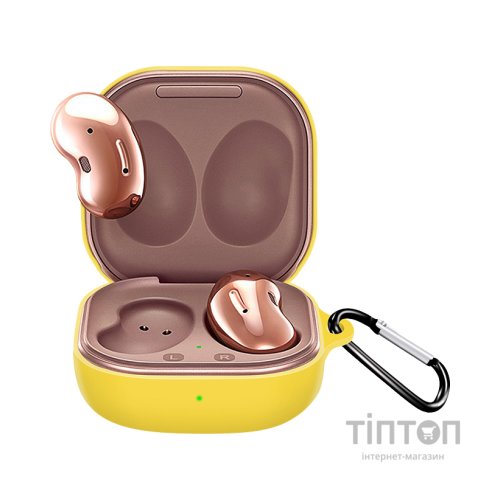 Чохол для навушників BeCover Silicon для Samsung Galaxy Buds 2 / Buds Live / Buds Pro Yellow (705414)
