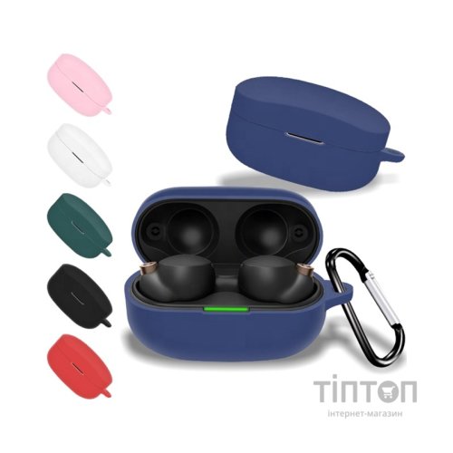 Чохол для навушників BeCover Silicon для Sony WF-1000XM4 Deep Blue (707190)