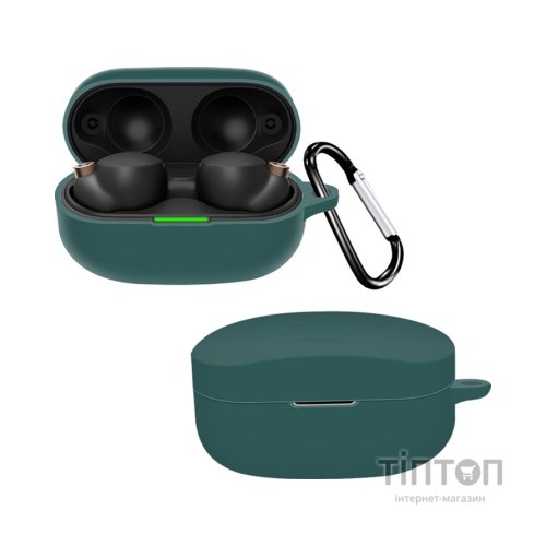 Чохол для навушників BeCover Silicon для Sony WF-1000XM4 Deep Green (707191)