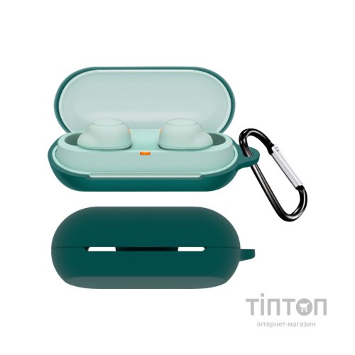 Чохол для навушників BeCover Silicon для Sony WF-C700N Dark Green (712030)