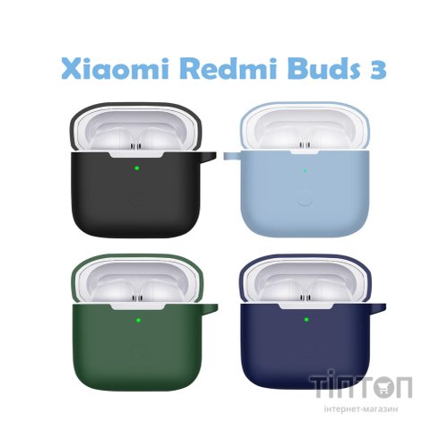 Чохол для навушників BeCover Silicon для Xiaomi Redmi Buds 3 Deep Blue (709572)