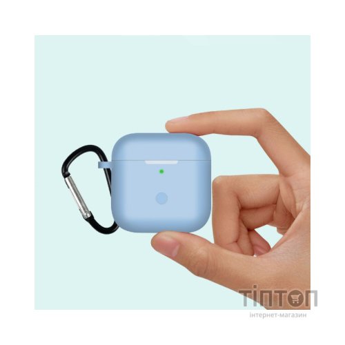 Чохол для навушників BeCover Silicon для Xiaomi Redmi Buds 3 Light Blue (709590)