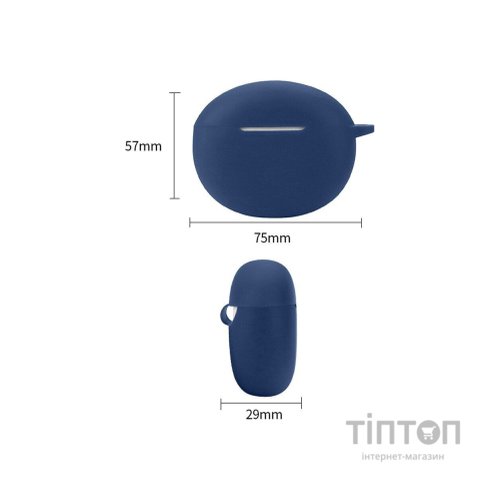 Чохол для навушників BeCover Silicon для Xiaomi Redmi Buds 4 Active Deep Blue (710943)
