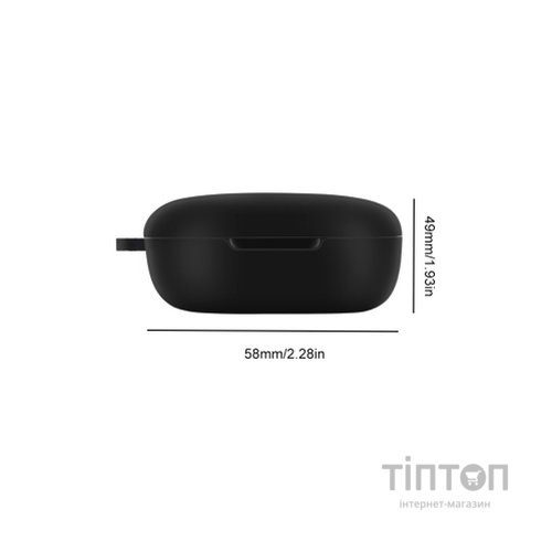 Чохол для навушників BeCover Silicon для Xiaomi Redmi Buds 4 Lite Black (709582)