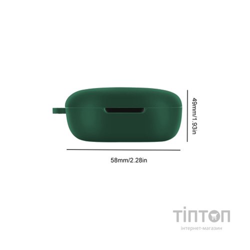 Чохол для навушників BeCover Silicon для Xiaomi Redmi Buds 4 Lite Dark Green (709584)