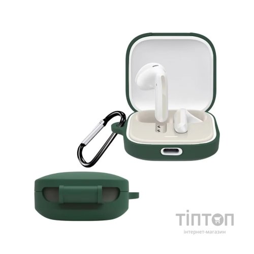 Чохол для навушників BeCover Silicon для Xiaomi Redmi Buds 6 Active Dark Green (712014)