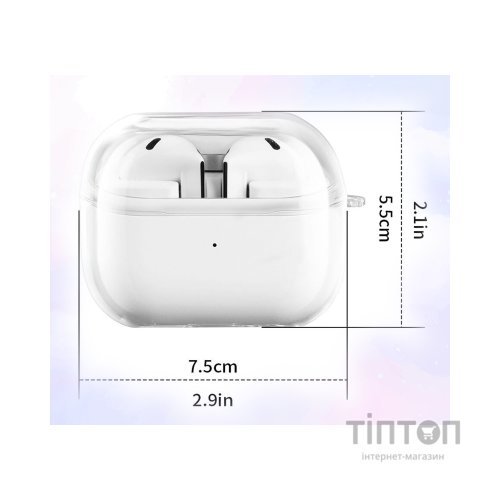 Чохол для навушників BeCover Soft TPU для Samsung Galaxy Buds 3 Transparent (711996)