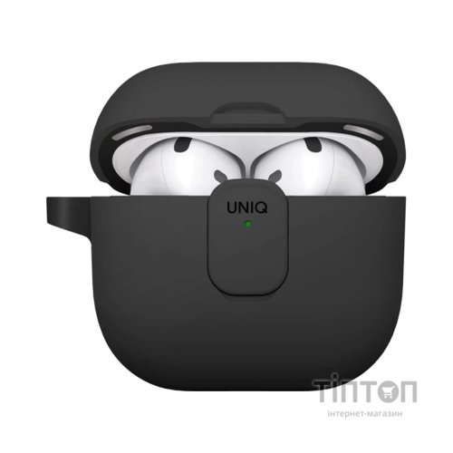 Чохол для навушників Uniq Clyde для AirPods 4 Lock Case Black (8886463693193)