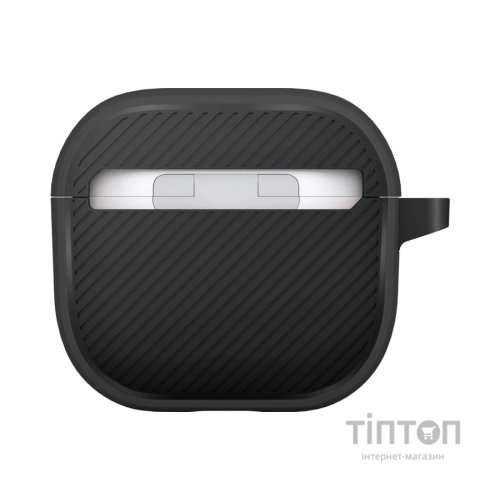 Чохол для навушників Uniq Clyde для AirPods 4 Lock Case Black (8886463693193)