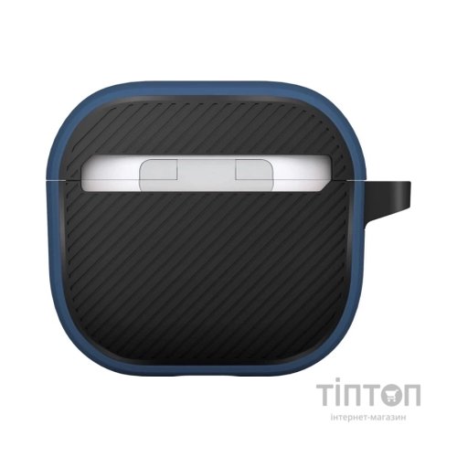 Чохол для навушників Uniq Clyde для AirPods 4 Lock Case Blue (8886463693209)