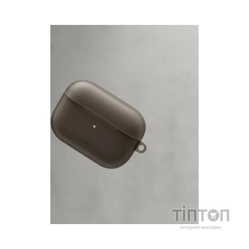 Чохол для навушників Uniq Glase AirPods Pro 2 gen Glossy Smoke (8886463683590)