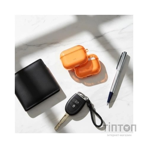 Чохол для навушників Uniq Glase для AirPods Pro 3 Orange (8886463697177)