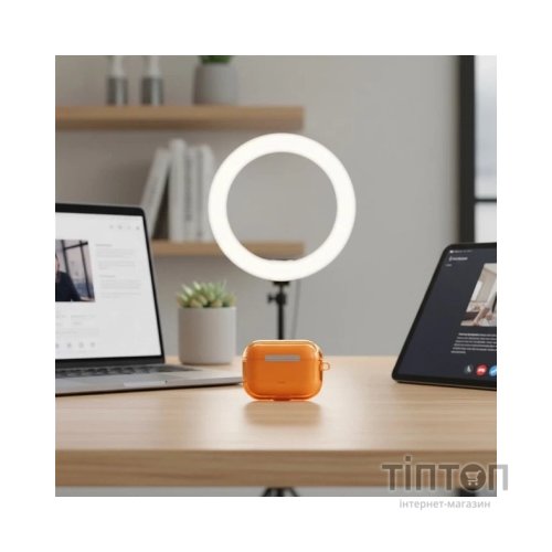 Чохол для навушників Uniq Glase для AirPods Pro 3 Orange (8886463697177)