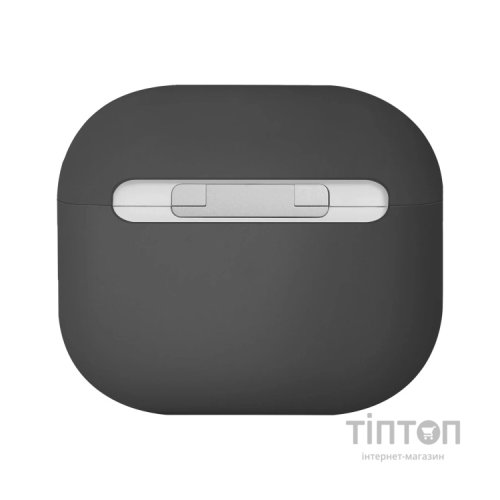 Чохол для навушників Uniq Lino AirPods 4 Silicone Ash Grey (8886463691373)